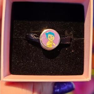 Disney Silver Ring with Blue and Yellow Character